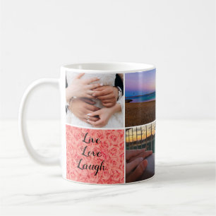 valentines 8 photos collage instagram wedding coffee mug