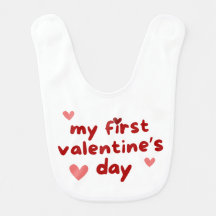 Valentines Baby Bib