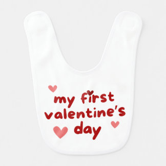 Valentines Baby Bib