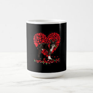 Valentines Boston Terrier Heart Dog Dad Dog Mom Coffee Mug