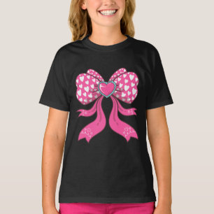 Valentines bow,  hearts bow  T-Shirt