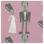 valentines bride frankenstein monster creepy spook fabric