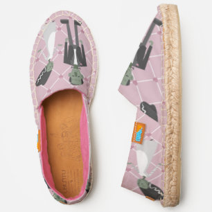 valentines bride frankenstein monster pink hearts espadrilles