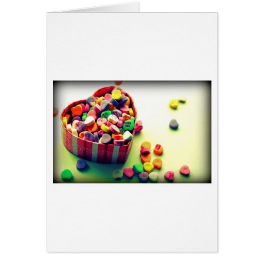 Valentine's Candy Heart Box Cards (Front)