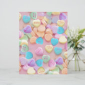 valentines candy hearts (Standing Front)