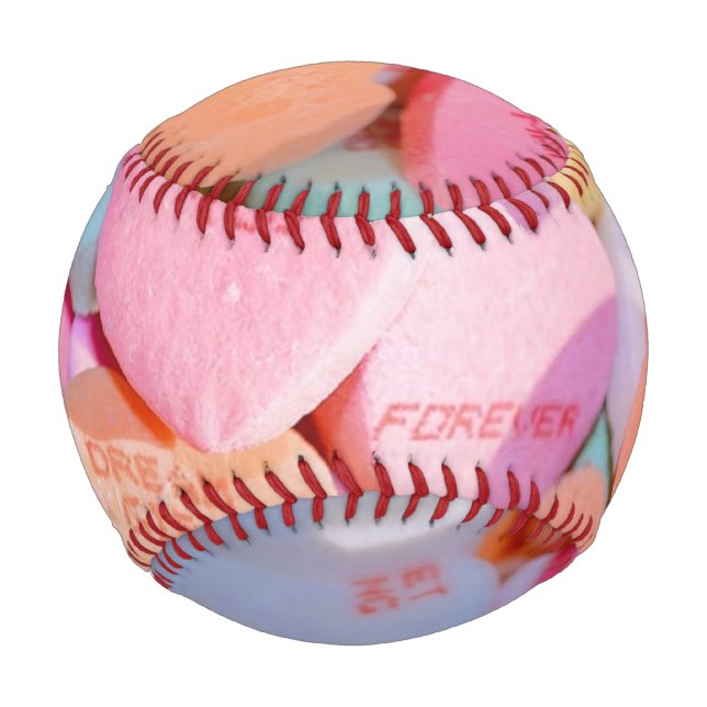 VALENTINE'S CANDY HEARTS  BASEBALL