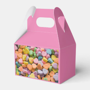 VALENTINE'S CANDY HEARTS FAVOR BOXES
