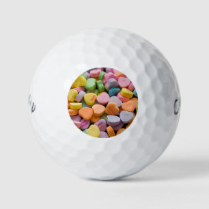 VALENTINE'S CANDY HEARTS GOLF BALLS