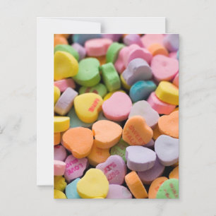 VALENTINE'S CANDY HEARTS MAGNETIC INVITATION