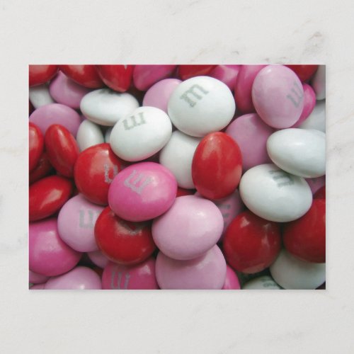 Valentines Candy Holiday Postcard