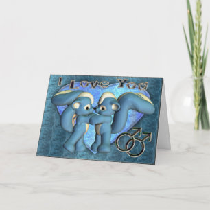 Valentine's Card, Gay, Happy Valentine's Day Holiday Card