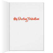 Valentine's card psychedelic love heart design. (Inside (Right))