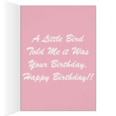 Valentines CardBIRTHDAY CARD (Inside (Right))