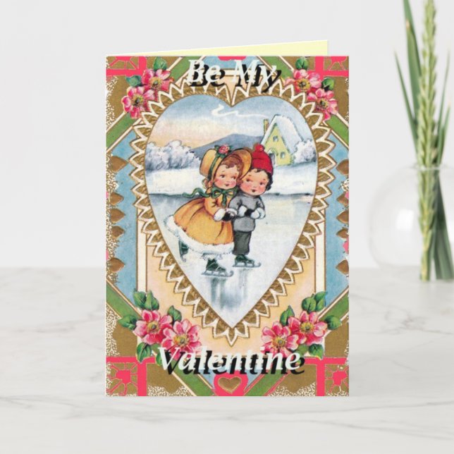 VALENTINES CARDS - ANTIQUE RECREATIONS - VALANTINE (Front)