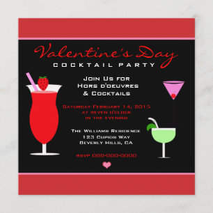 Valentine's Cocktail Party Invitation