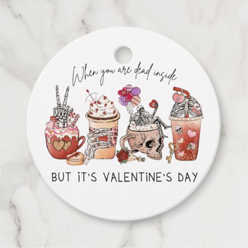 Valentines Coffee  Valentines Day Favor Tags