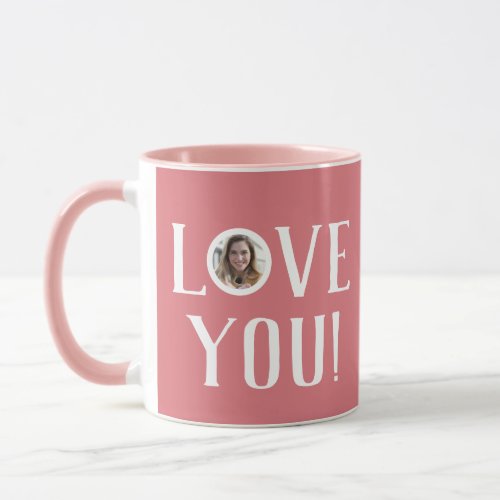 Valentines Couple Heart Custom Personalized Photo Mug