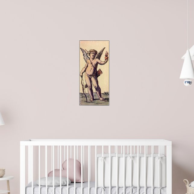 Valentines Cupid Blindfolded, Vintage Tarot Card Poster | Zazzle