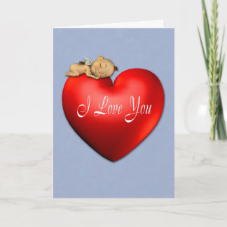 Valentine's Cupid Holiday Card