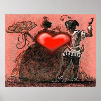Valentine's Dancers Poster