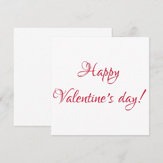 Valentine's day (Front/Back)