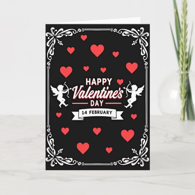 Valentines Day 14 February Card (Front)