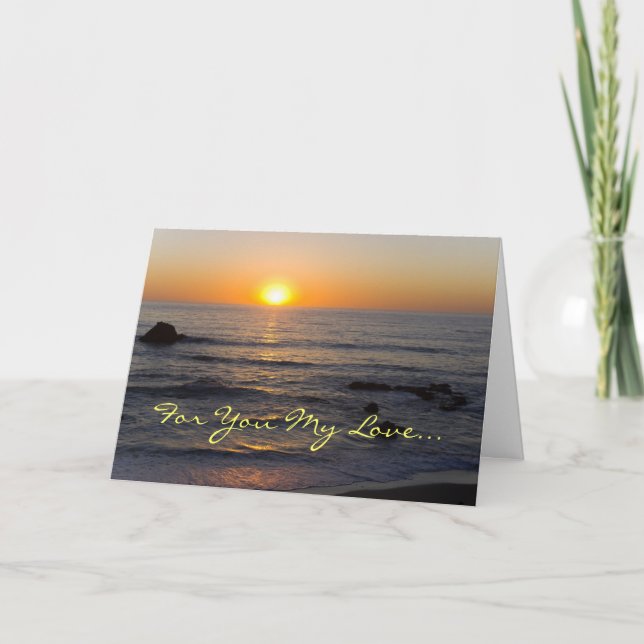 Valentine's Day 1 Corinthians 13:4-8 Holiday Card (Front)