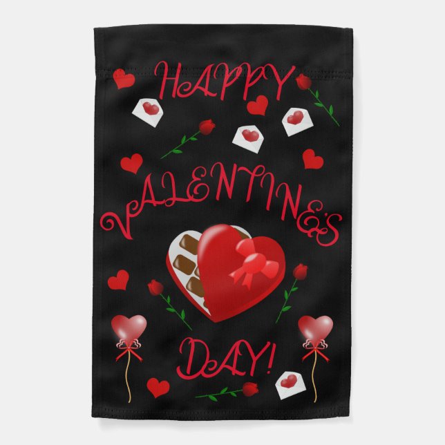 Valentine's Day 1 Garden Flag (Front)