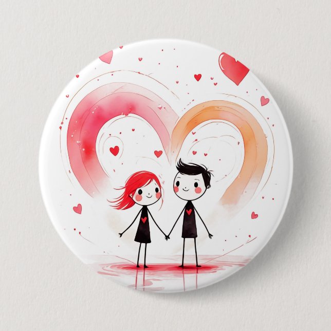 Valentine's Day 2025 Button (Front)