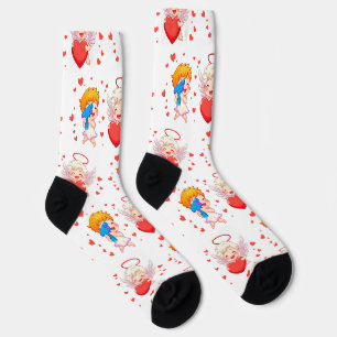 Valentine's Day 2025: Cute and Playful Angels 👼❤️ Socks