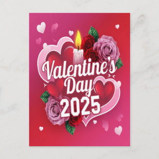 Valentine's Day 2025 Holiday Postcard