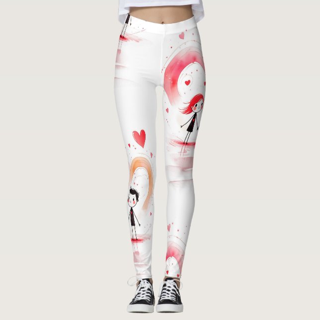 Valentine's Day 2025 Leggings (Front)