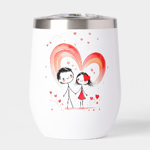 Valentine's Day 2025 Thermal Wine Tumbler