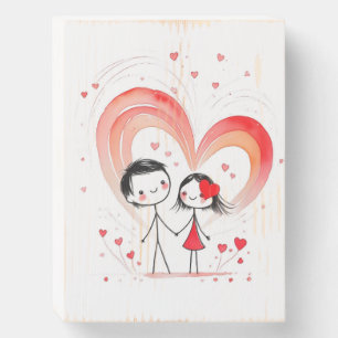 Valentine's Day 2025 Wooden Box Sign