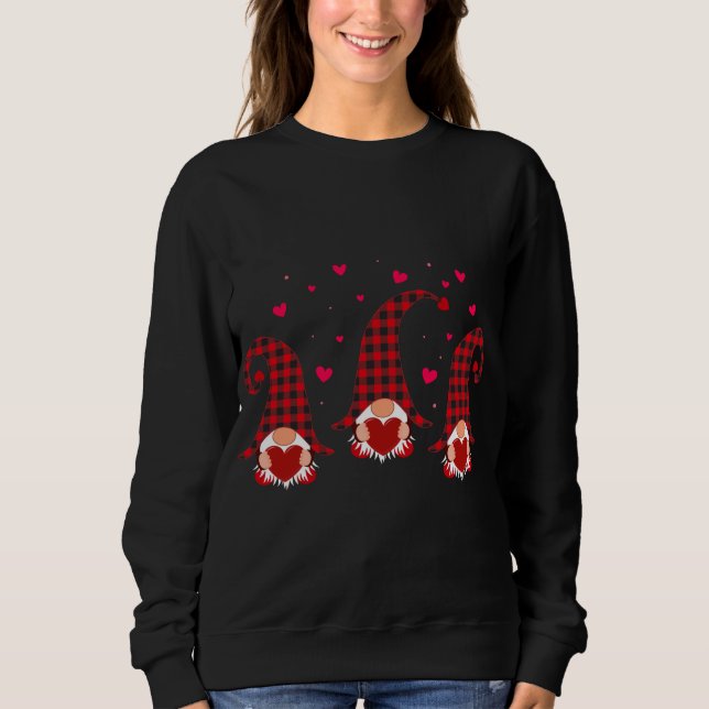 Valentines Day 4th Grade Teacher Loves Truck Squad Sweatshirt (Front)