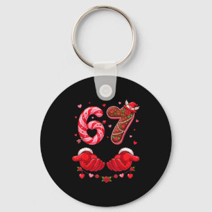 Valentines Day 67 Hilarious Six Seven Love Meme Fo Keychain