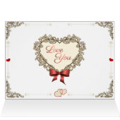 Valentine's Day. A boy carries a cart with flowers (Inside Horizontal (Top))