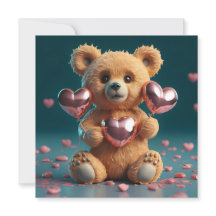 Valentine's Day a cute little bear