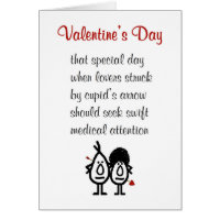 Valentine's Day - a funny Valentine's Day poem Card