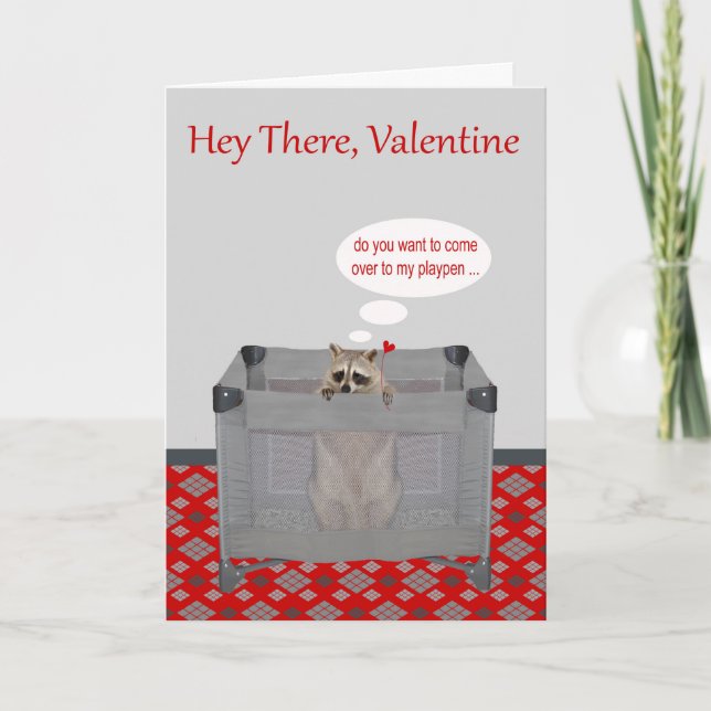Valentine's Day, adult humor, romance, Holiday Card (Front)