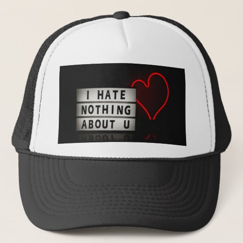 Valentines Day Aesthetic Light Red Red Aesthetic Trucker Hat