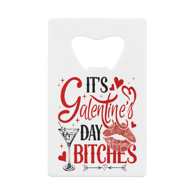 Valentines Day American Sign Love You Hand Sign He Credit Card Bottle Opener (Front)