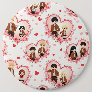 VALENTINE'S DAY ANIME BUTTON