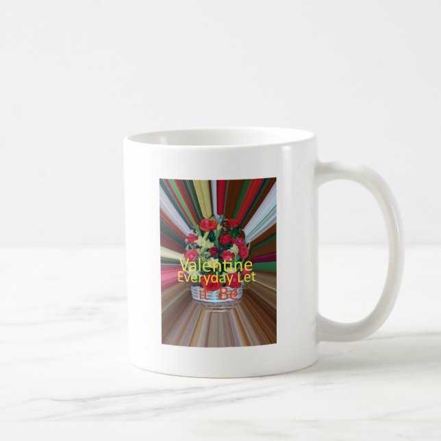 Valentine's Day Art Print Coffee Mug (Right)
