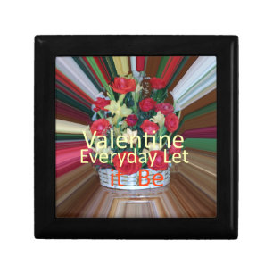 Valentine's Day Art Print Keepsake Box