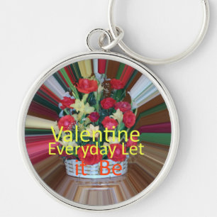 Valentine's Day Art Print Keychain