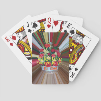 Valentine's Day Art Print Poker Cards