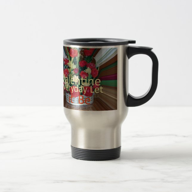 Valentine's Day Art Print Travel Mug (Right)