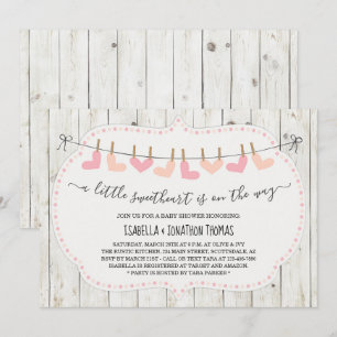 Valentines Day Baby Shower - Girl / Gender Neutral Invitation