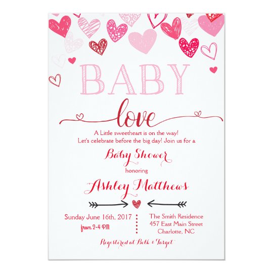 valentines day baby shower